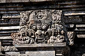 Candi Panataran - Dated Temple. Kalamakara decoration above the entrance door. 